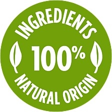 logo 100% natural origin