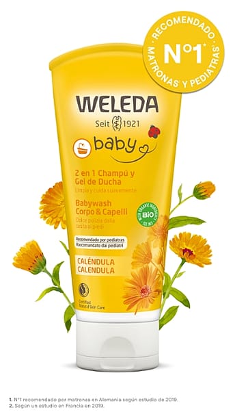 Champú y Gel de Ducha de Caléndula