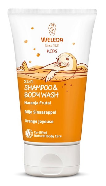 Champú y Gel 2 en 1 Kids Naranja Frutal