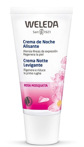 Crema de Noche Alisante de Rosa Mosqueta