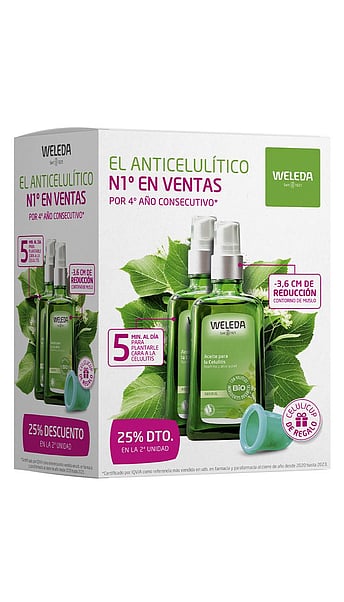 Aceite de abedul para la celulitis doble pack