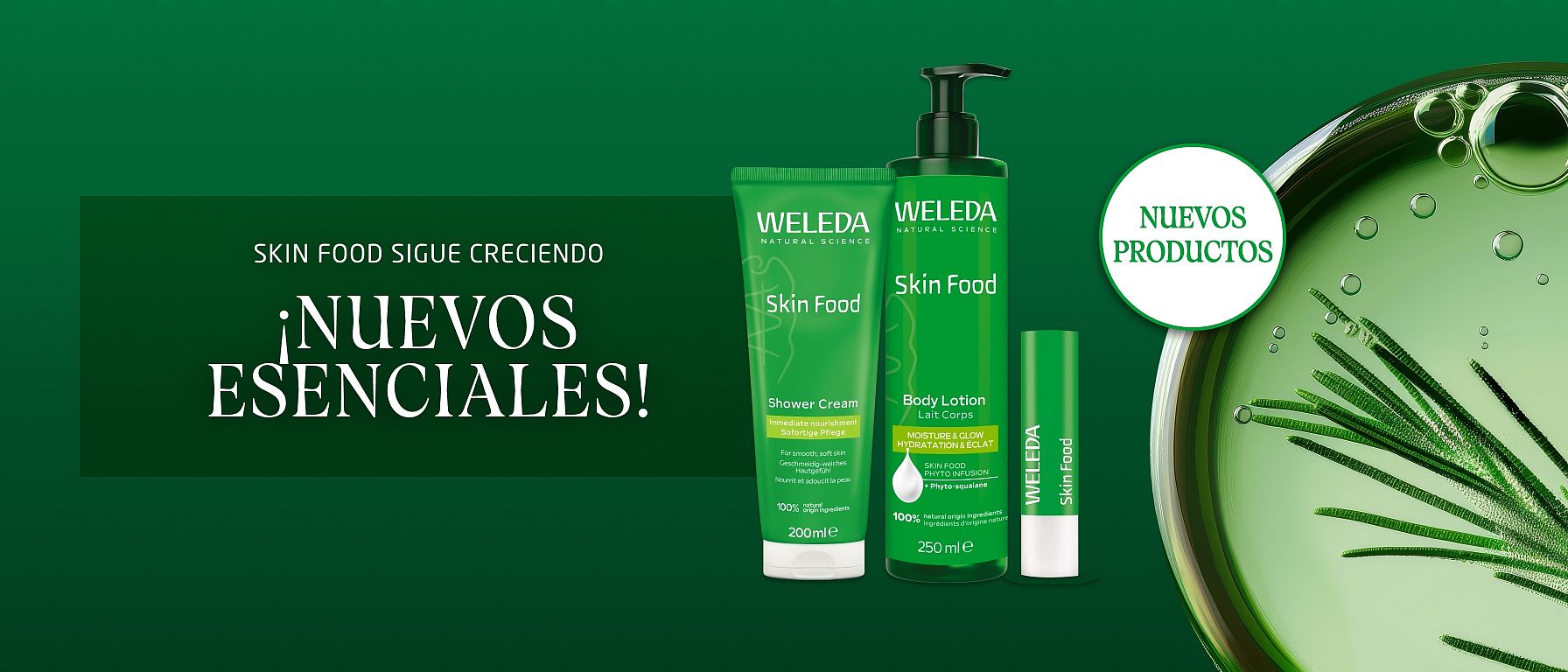 Nuevos productos de Skin Food disponibles: Gel de ducha, Leche Corporal y Lip Balm