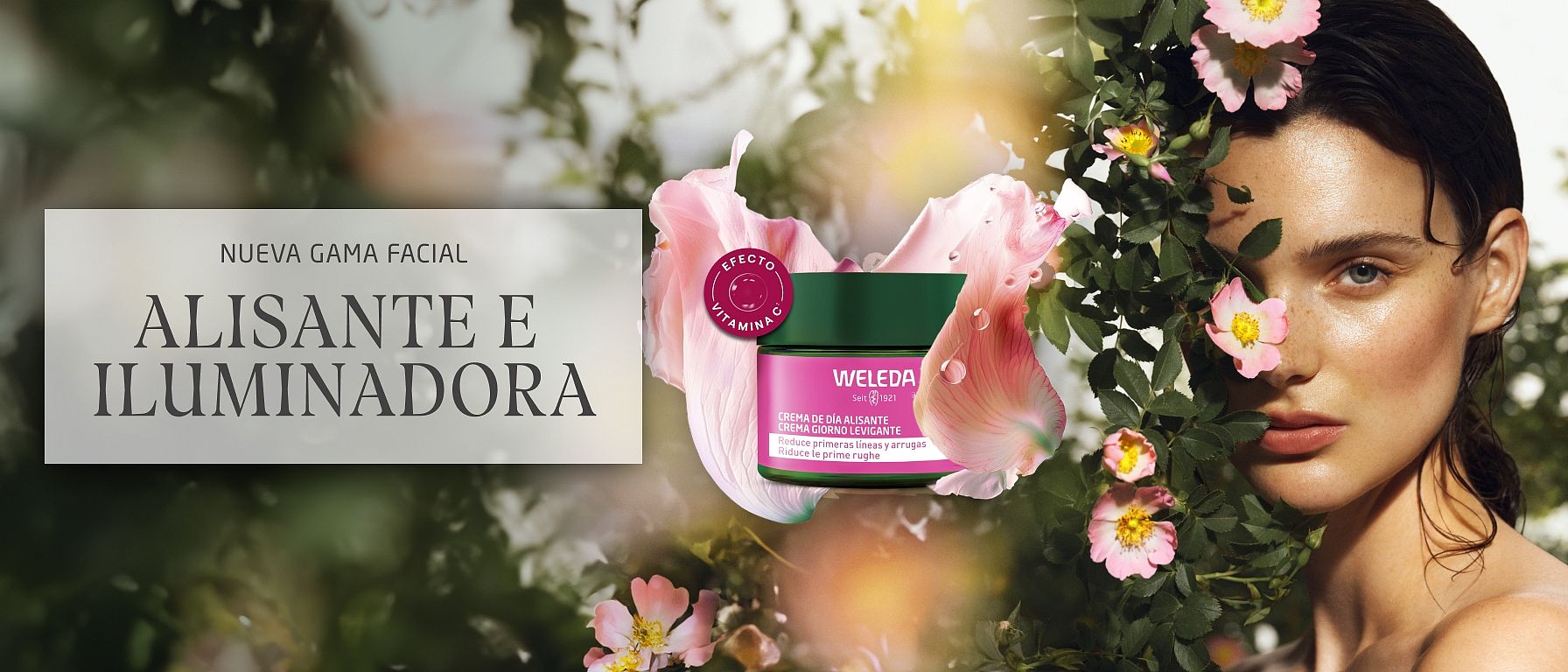 Nueva gama facial Alisante e Iluminadora de Rosa Mosqueta y Té Blanco