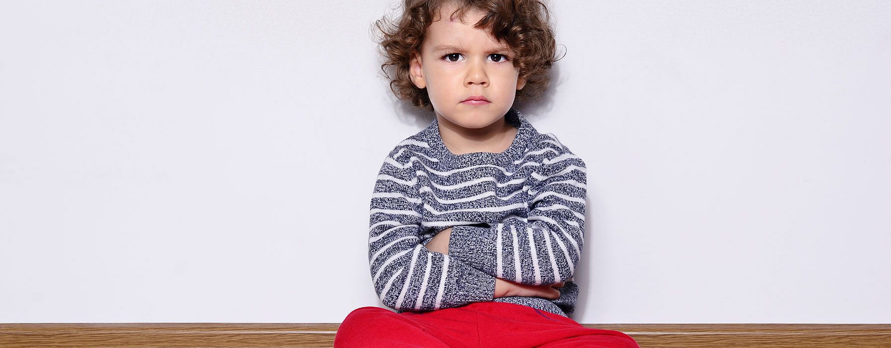temperameto niño enfadado