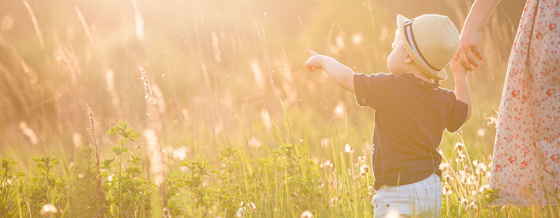 sol naturaleza niño