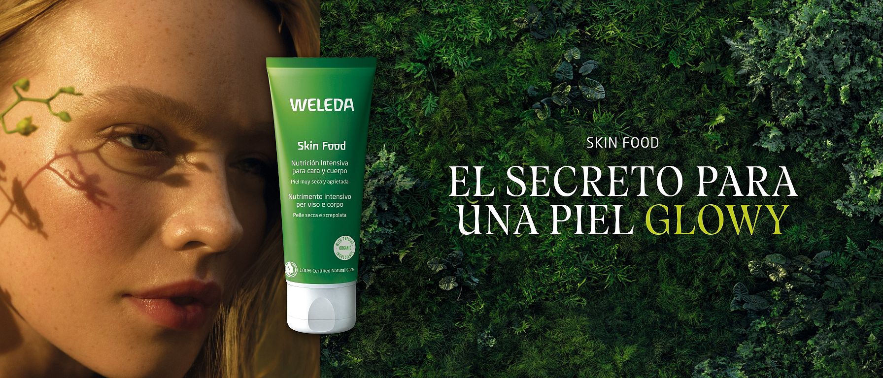 header skin food, el secreto para una piel glowy