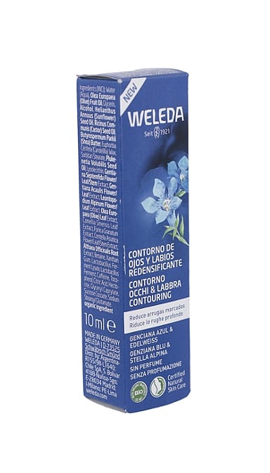 Contorno de Ojos y Labios Redensificante de Genciana Azul y Edelweiss