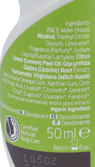 Desodorante Roll-On 24h de Citrus
