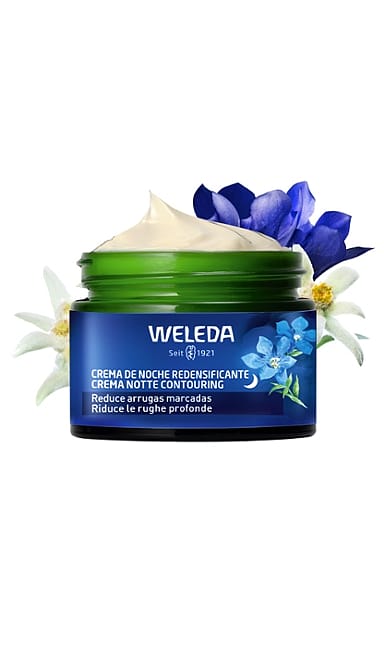 Crema de Noche Redensificante de Genciana Azul y Edelweiss