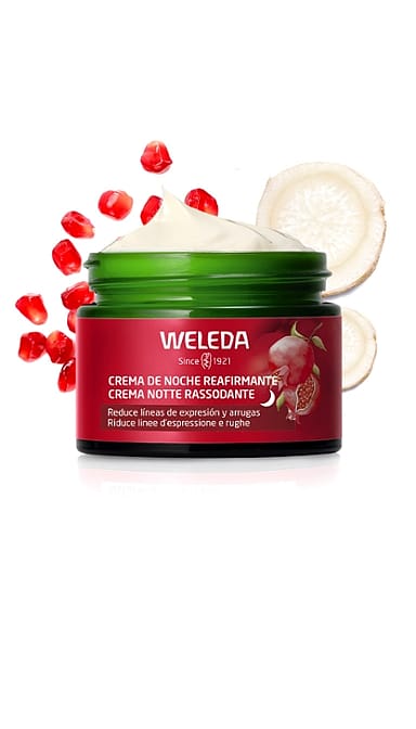 Crema de Noche Reafirmante de Granada y Péptidos de Maca