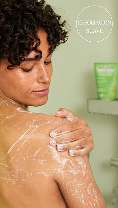 exfoliacion suave con el exfoliante de abedul de weleda