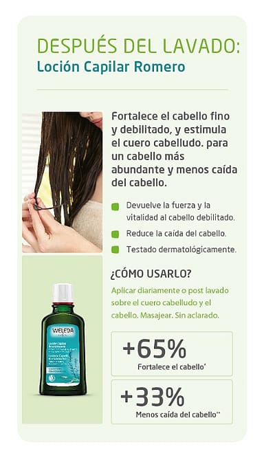 como aplicar aceite capilar de romero despues del lavado