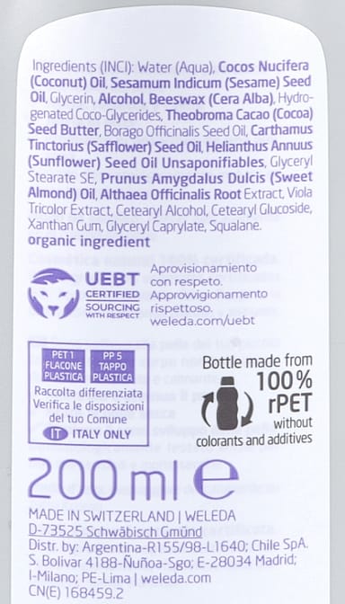 Leche Corporal de Malva Blanca