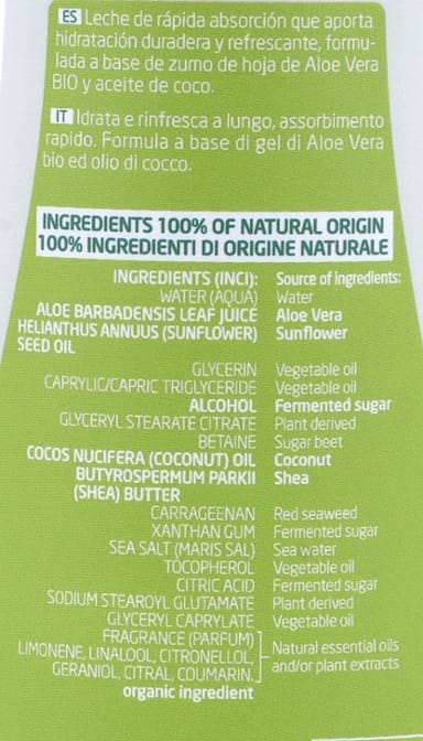 Leche Corporal Refrescante de Citrus