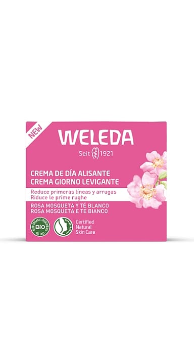 Crema de Día Alisante de Rosa Mosqueta y Té Blanco