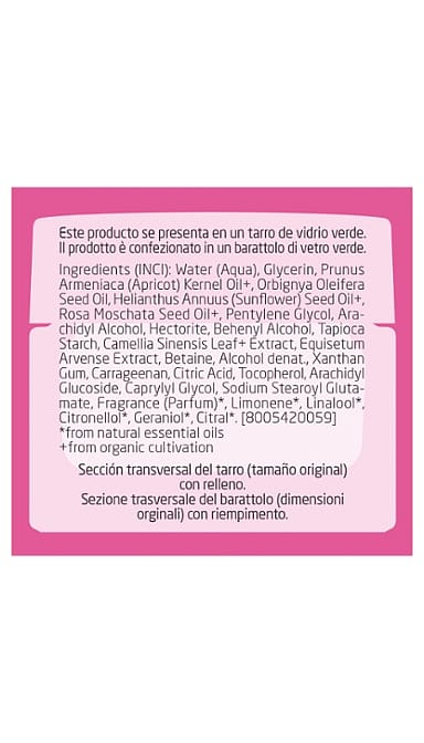 Crema de Día Alisante de Rosa Mosqueta y Té Blanco