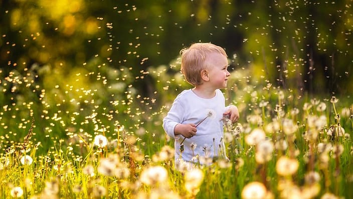 niño parque