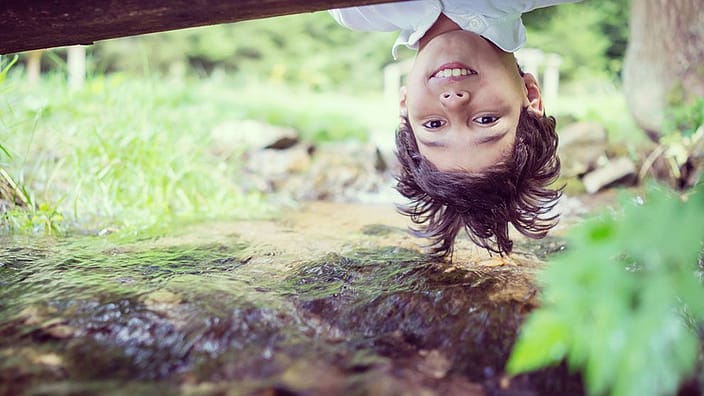 niño planta