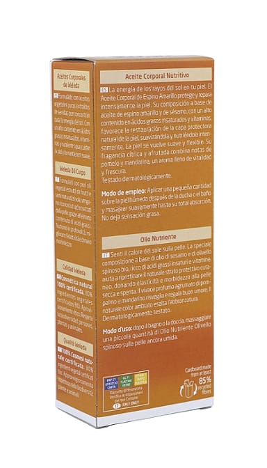 Aceite Corporal Nutritivo de Espino Amarillo