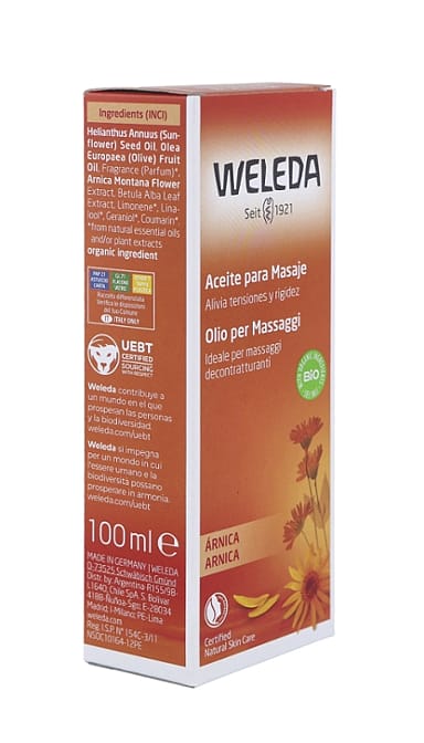 Aceite para Masaje con Árnica