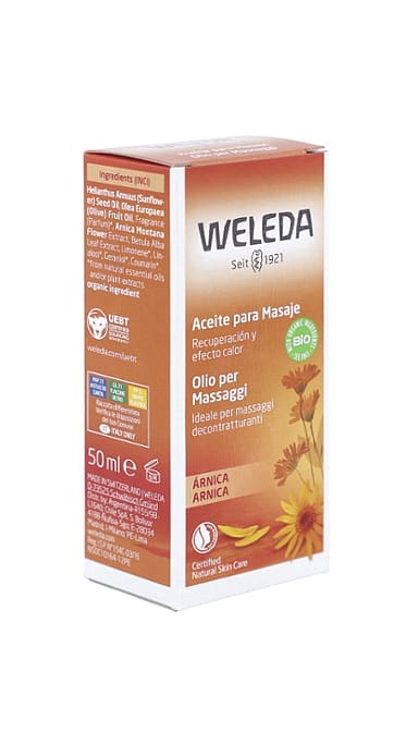 Aceite para Masaje con Árnica