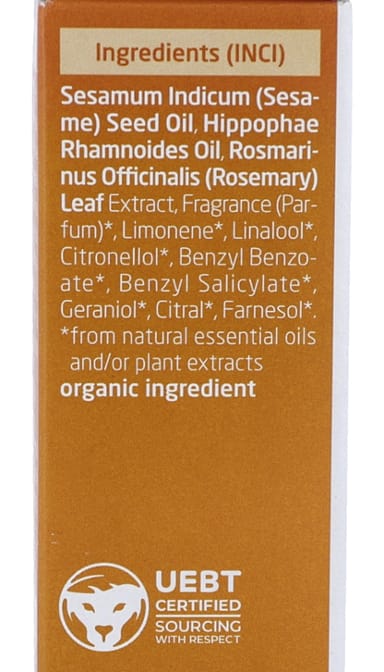 Aceite Corporal Nutritivo de Espino Amarillo