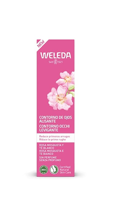 Contorno de Ojos Alisante de Rosa Mosqueta y Té Blanco