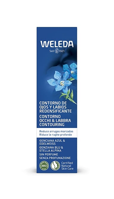 Contorno de Ojos y Labios Redensificante de Genciana Azul y Edelweiss