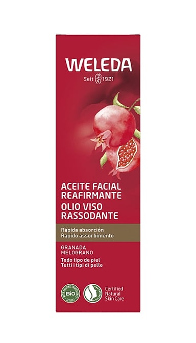 Aceite Facial Reafirmante de Granada