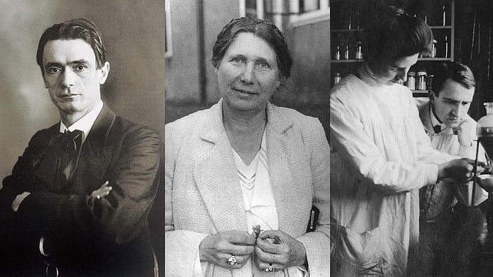 Portraits von Rudolf Steiner, Ita Wegmann, Oskar Schmiedel