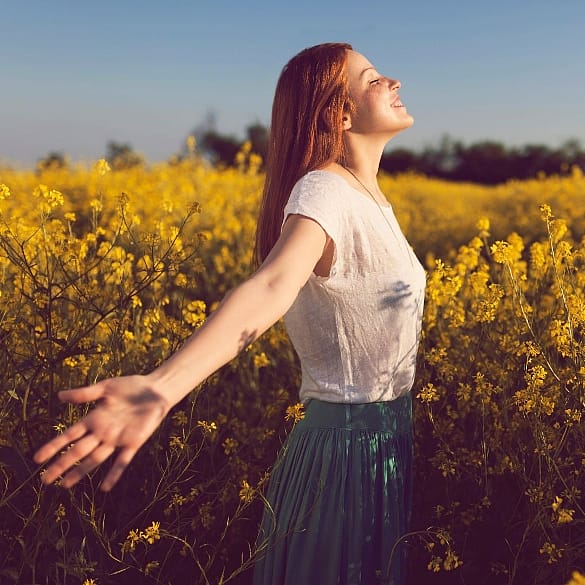 Chica en el campo