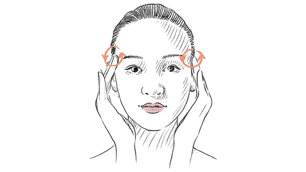 masaje facial relajante