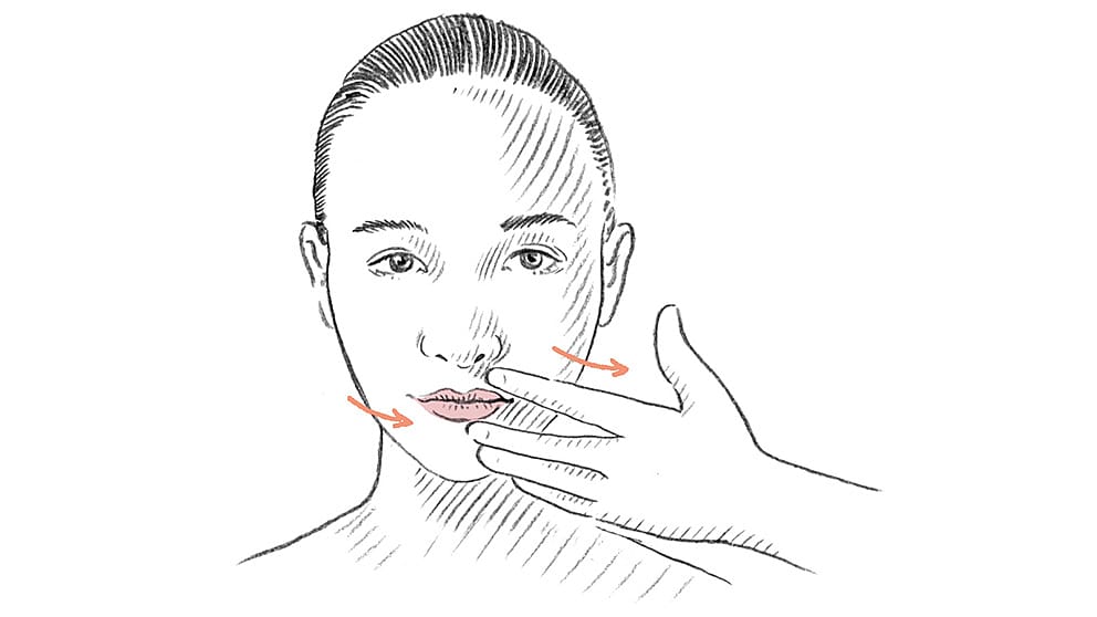 como hacer un masaje facial relajante